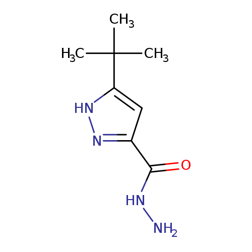 1H-Pyrazole-3-carboxylic acid, 5-(1,1-dimethylethyl)-, hydrazide