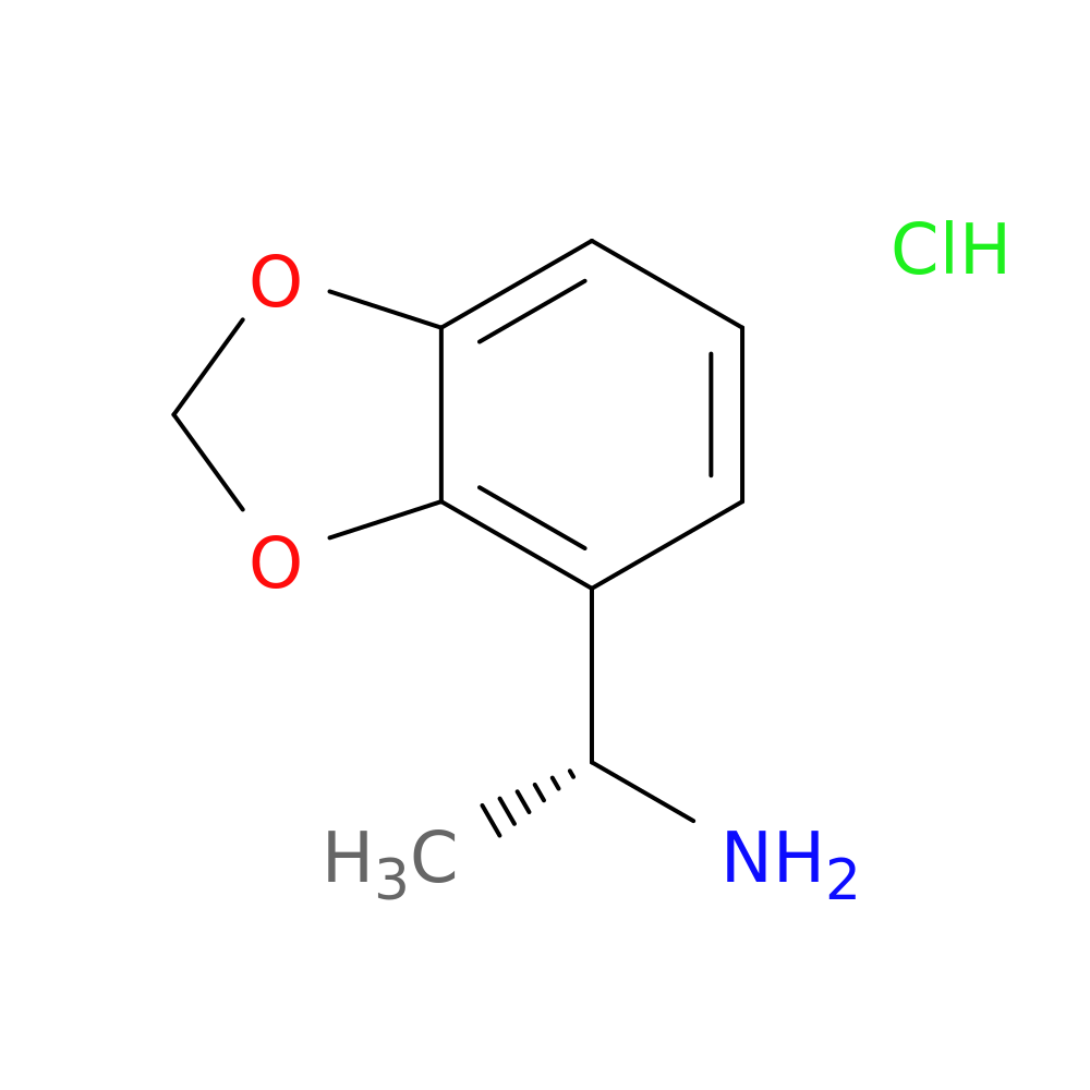 (1R)-1-(1,3-dioxaindan-4-yl)ethan-1-amine hydrochloride