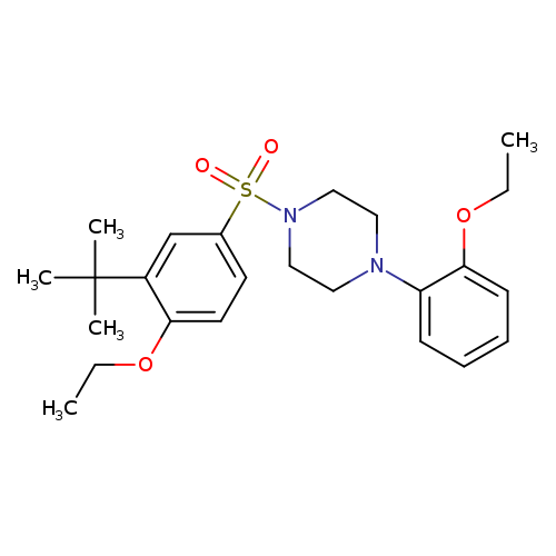 1-(3-tert-butyl-4-ethoxybenzenesulfonyl)-4-(2-ethoxyphenyl)piperazine