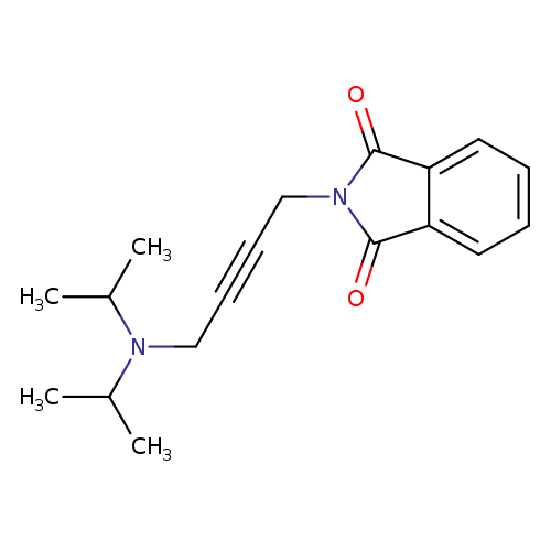 2-{4-[bis(propan-2-yl)amino]but-2-yn-1-yl}-2,3-dihydro-1H-isoindole-1,3-dione