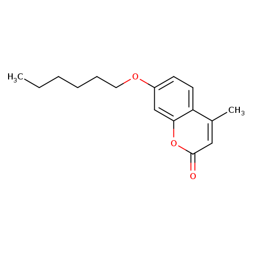 2H-1-Benzopyran-2-one, 7-(hexyloxy)-4-methyl-