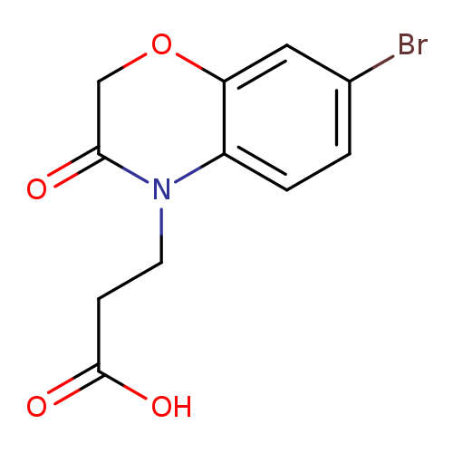 3-(7-Bromo-3-oxo-2H-benzo[b][1,4]oxazin-4(3H)-yl)propanoic acid