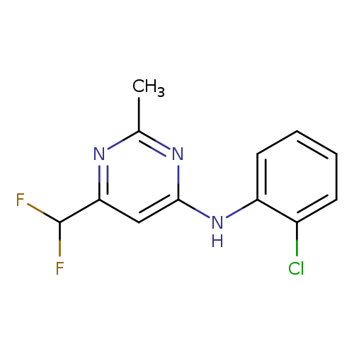 N-(2-chlorophenyl)-6-(difluoromethyl)-2-methylpyrimidin-4-amine