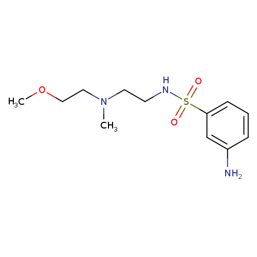 3-amino-N-{2-[(2-methoxyethyl)(methyl)amino]ethyl}benzene-1-sulfonamide