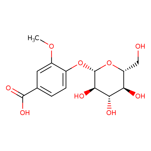 Vanillic Acid 4-β-D-glucopyranoside