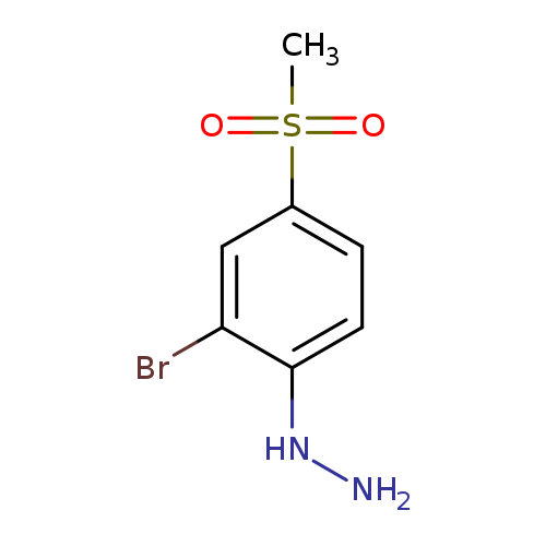 [2-Bromo-4-(methylsulfonyl)phenyl]hydrazine
