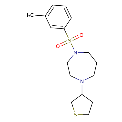 1-(3-methylbenzenesulfonyl)-4-(thiolan-3-yl)-1,4-diazepane