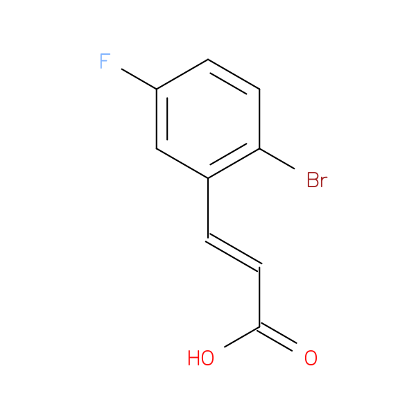 2-BROMO-5-FLUOROCINNAMIC ACID