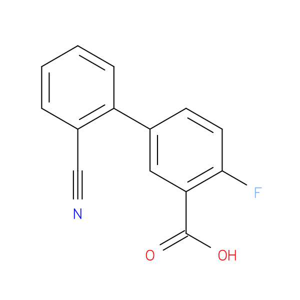 5-(2-Cyanophenyl)-2-fluorobenzoic acid