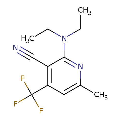 2-(diethylamino)-6-methyl-4-(trifluoromethyl)pyridine-3-carbonitrile