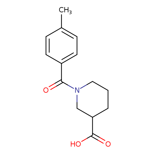 1-(4-Methylbenzoyl)piperidine-3-carboxylic acid