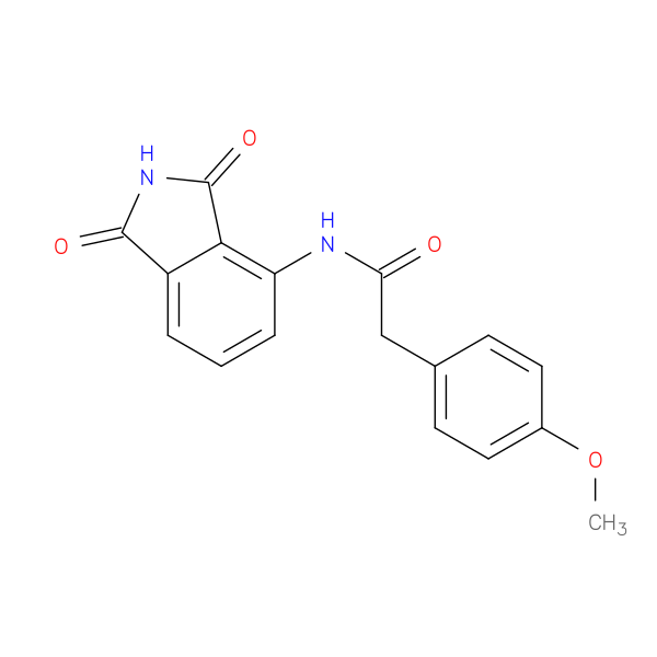 N-(1,3-dioxo-2,3-dihydro-1H-isoindol-4-yl)-2-(4-methoxyphenyl)acetamide