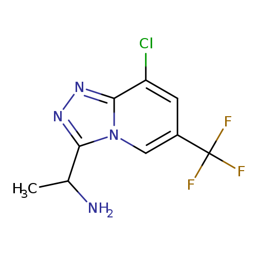 1-[8-chloro-6-(trifluoromethyl)-[1,2,4]triazolo[4,3-a]pyridin-3-yl]ethan-1-amine