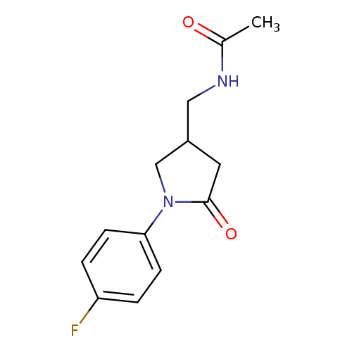 N-{[1-(4-fluorophenyl)-5-oxopyrrolidin-3-yl]methyl}acetamide