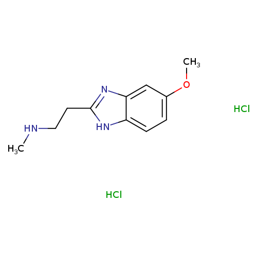 1H-Benzimidazole-2-ethanamine, 6-methoxy-N-methyl-, hydrochloride (1