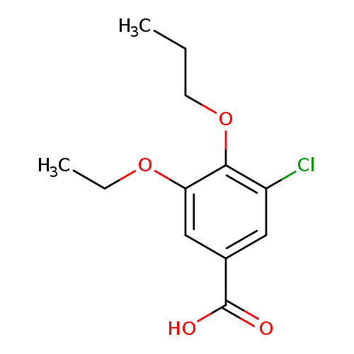 3-chloro-5-ethoxy-4-propoxybenzoic acid