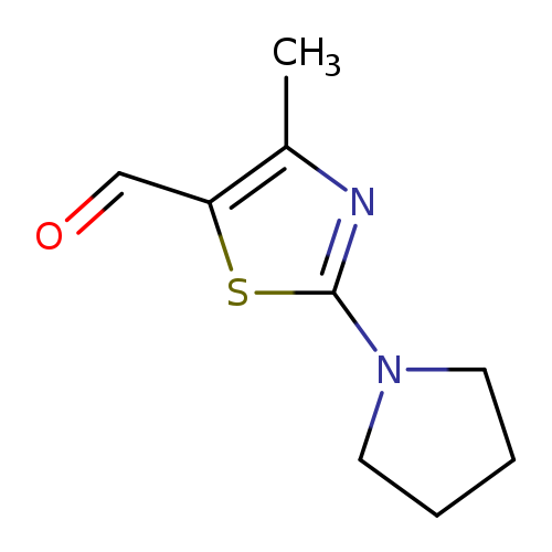 4-METHYL-2-PYRROLIDIN-1-YL-THIAZOLE-5-CARBALDEHYDE