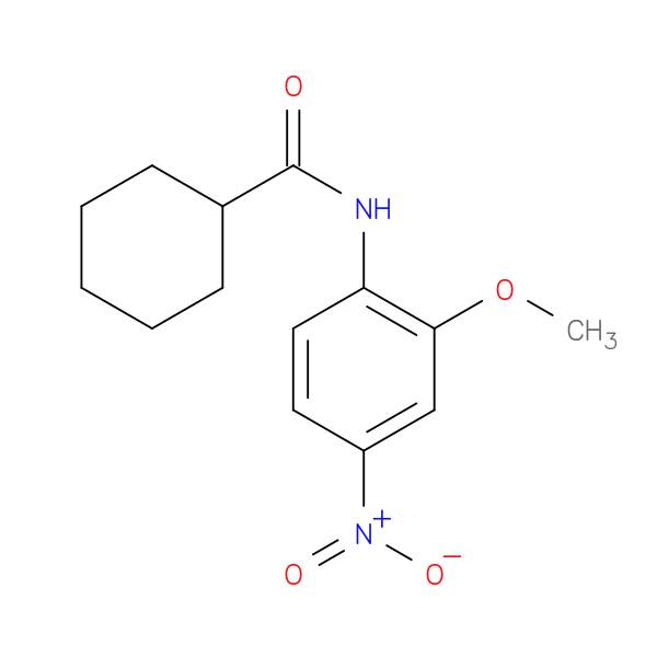 N-(2-methoxy-4-nitrophenyl)cyclohexanecarboxamide