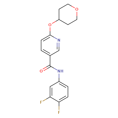 N-(3,4-difluorophenyl)-6-(oxan-4-yloxy)pyridine-3-carboxamide