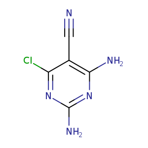 2,4-Diamino-6-chloropyrimidine-5-carbonitrile