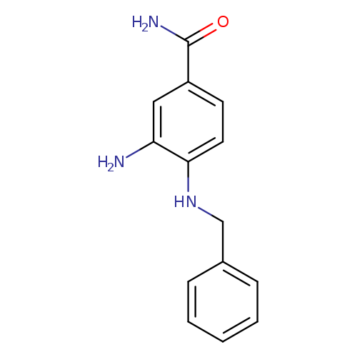 3-amino-4-(benzylamino)benzamide