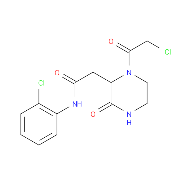 2-[1-(Chloroacetyl)-3-oxopiperazin-2-yl]-n-(2-chlorophenyl)acetamide