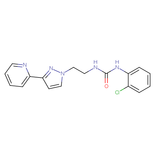 1-(2-chlorophenyl)-3-{2-[3-(pyridin-2-yl)-1H-pyrazol-1-yl]ethyl}urea