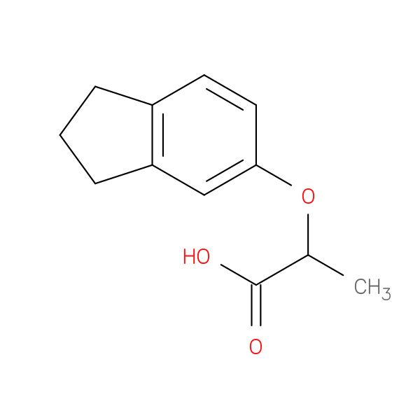 2-(2,3-Dihydro-1h-inden-5-yloxy)propanoic acid