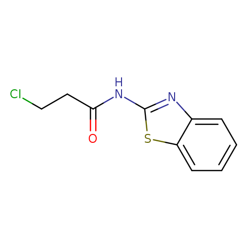 N-1,3-Benzothiazol-2-yl-3-chloropropanamide