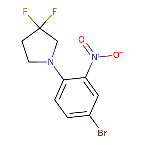 5-Bromo-2-(3,3-difluoropyrrolidin-1-yl)nitrobenzene