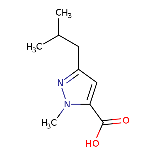 3-Isobutyl-1-methyl-1H-pyrazole-5-carboxylic acid