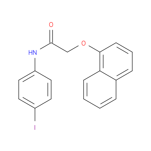 N-(4-iodophenyl)-2-(1-naphthyloxy)acetamide
