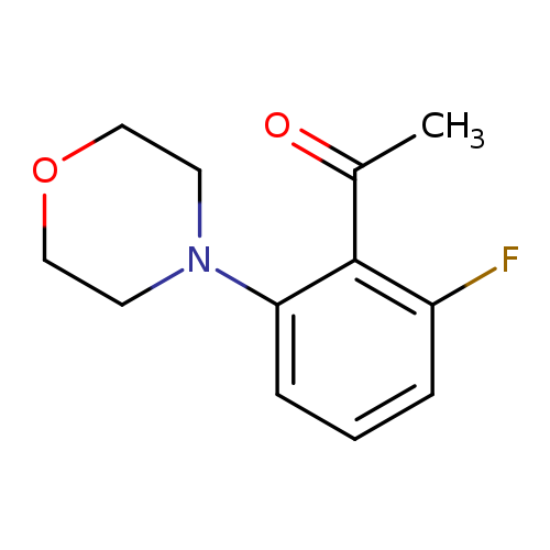 1-[2-fluoro-6-(morpholin-4-yl)phenyl]ethan-1-one