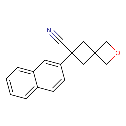 6-(naphthalen-2-yl)-2-oxaspiro[3.3]heptane-6-carbonitrile
