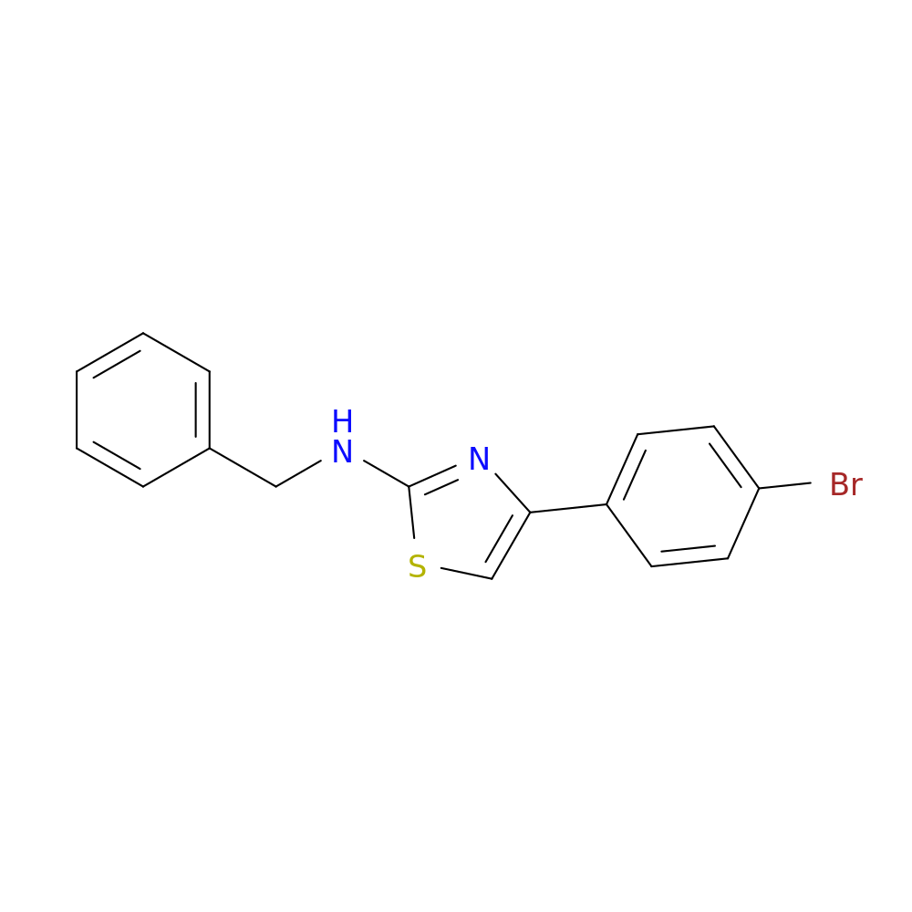 N-Benzyl-4-(4-bromophenyl)thiazol-2-amine