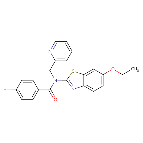 N-(6-ethoxy-1,3-benzothiazol-2-yl)-4-fluoro-N-[(pyridin-2-yl)methyl]benzamide