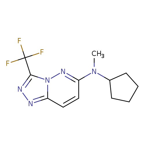 N-cyclopentyl-N-methyl-3-(trifluoromethyl)-[1,2,4]triazolo[4,3-b]pyridazin-6-amine