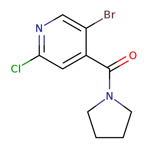 (5-Bromo-2-chloro-4-pyridyl)-pyrrolidin-1-yl-methanone