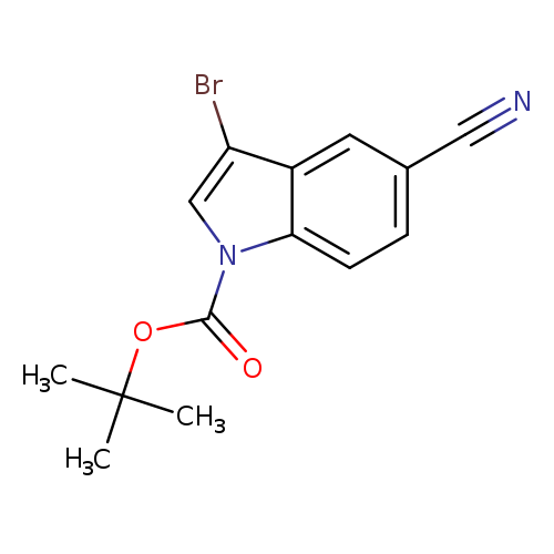 1-Boc-3-Bromo-5-cyanoindole