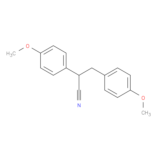 2,3-Bis(4-methoxyphenyl)propanenitrile
