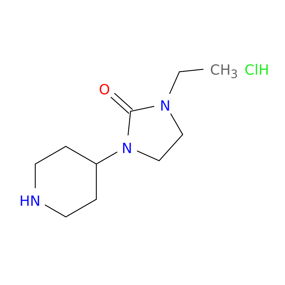 1-Ethyl-3-(piperidin-4-yl)imidazolidin-2-one hydrochloride