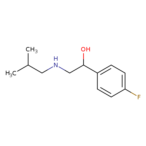1-(4-fluorophenyl)-2-[(2-methylpropyl)amino]ethan-1-ol