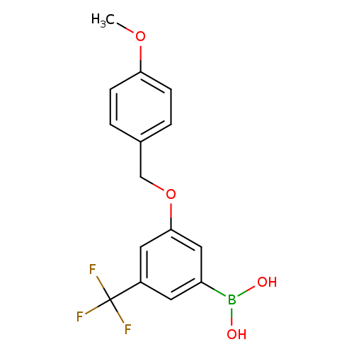 3-(4-METHOXY)BENZYLOXY-5-(TRIFLUOROMETHYL)BENZENEBORONIC ACID 98