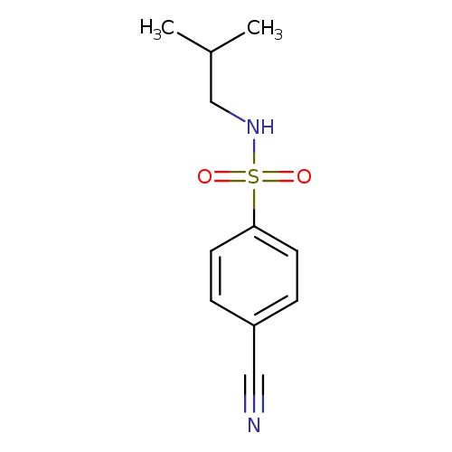 4-Cyano-n-(2-methylpropyl)benzene-1-sulfonamide