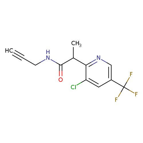 2-[3-chloro-5-(trifluoromethyl)pyridin-2-yl]-N-(prop-2-yn-1-yl)propanamide