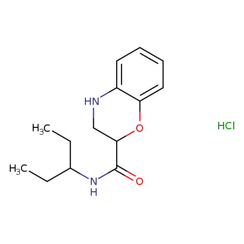 N-(Pentan-3-yl)-3,4-dihydro-2h-1,4-benzoxazine-2-carboxamide hydrochloride
