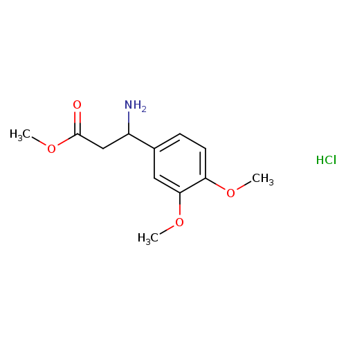 Benzenepropanoic acid, b-amino-3,4-dimethoxy-, methyl ester,hydrochloride