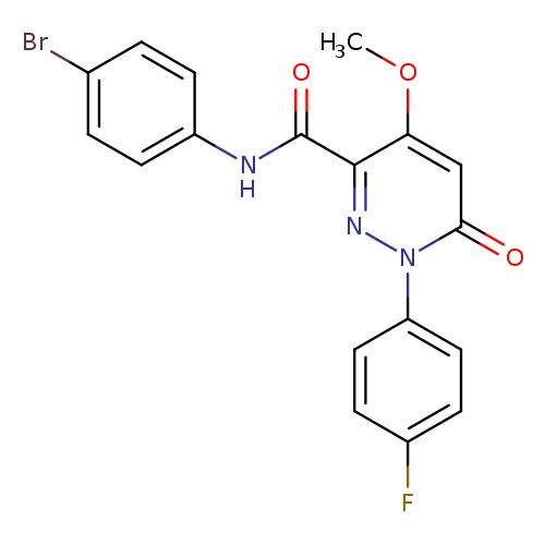 N-(4-bromophenyl)-1-(4-fluorophenyl)-4-methoxy-6-oxo-1,6-dihydropyridazine-3-carboxamide