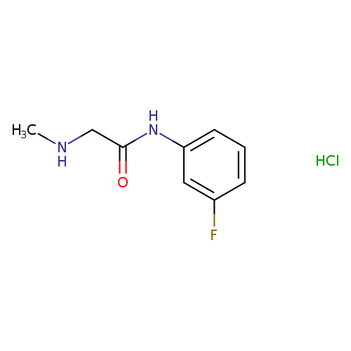 N-(3-fluorophenyl)-2-(methylamino)acetamide hydrochloride