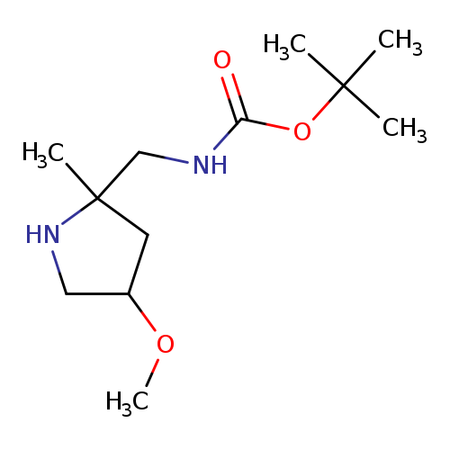 tert-butyl N-[(4-methoxy-2-methylpyrrolidin-2-yl)methyl]carbamate